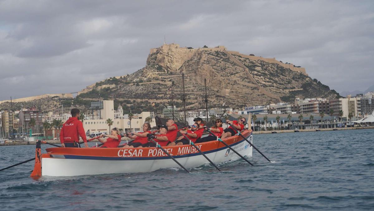Última edición de la regata, en el puerto de Alicante.