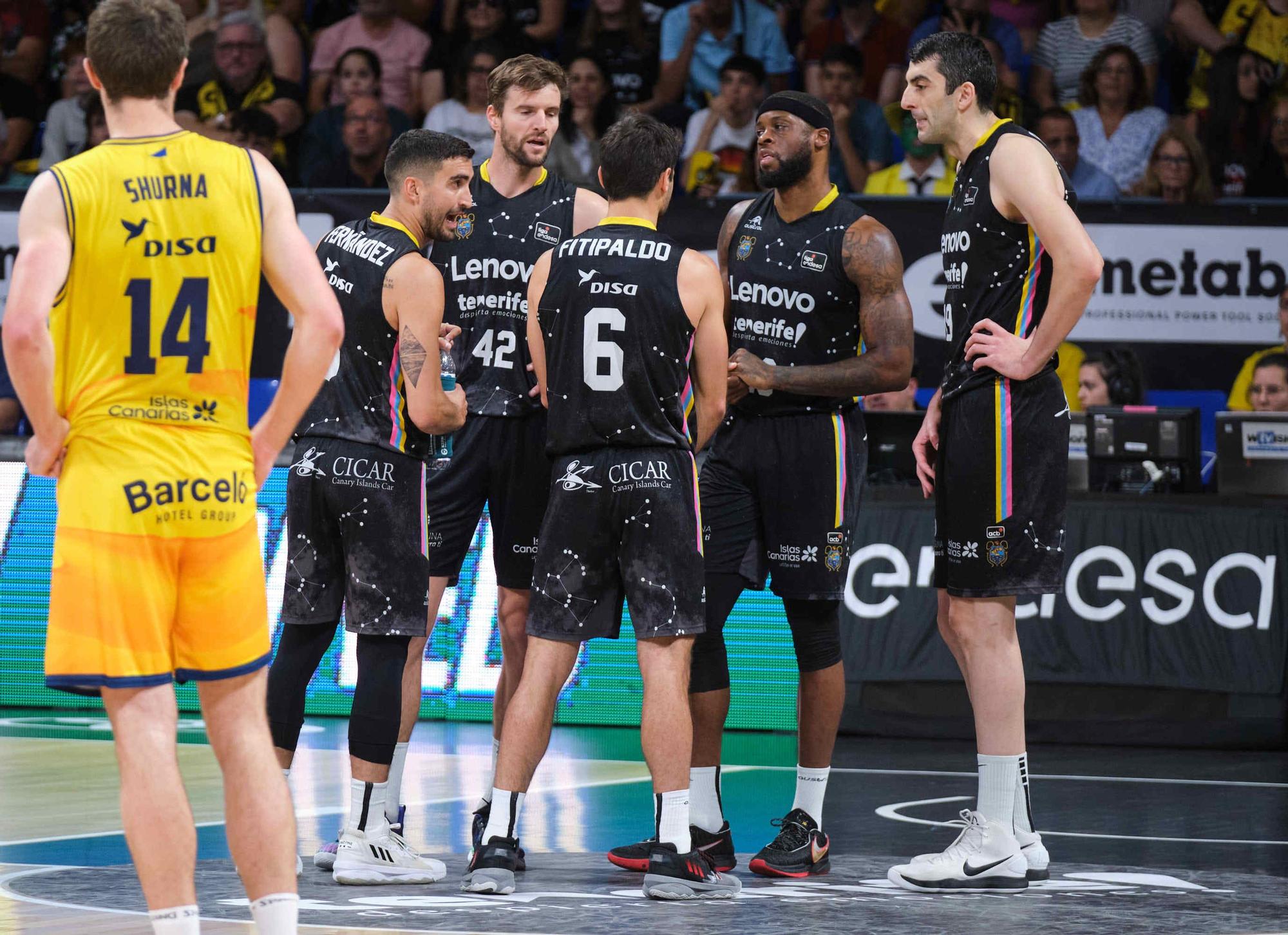 Derbi canario de baloncesto entre el Lenovo Tenerife y el Gran Canaria