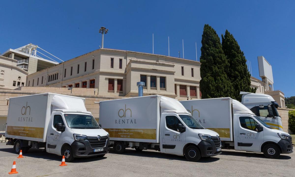 Imágenes del vaciado del Olímpic por parte del Barça