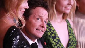 Michael J. Fox i la seva plantada al parkinson