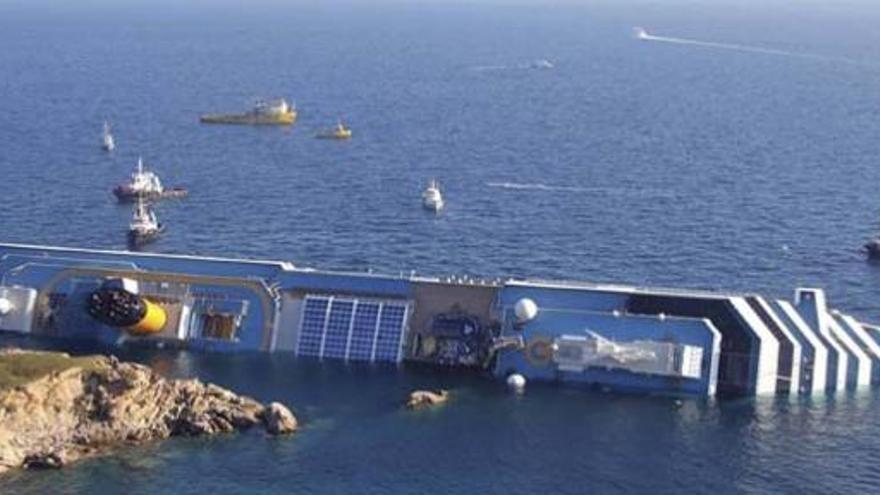 El &#039;Costa Concordia&#039;.