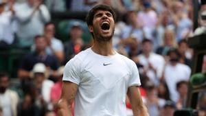 Carlos Alcaraz alcanzó las semifinales en Wimbledon