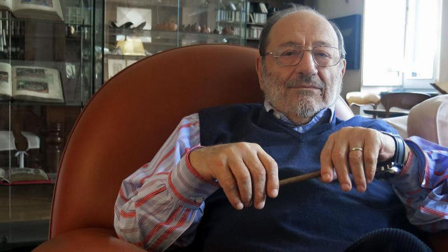 L&#039;escriptor Umberto Eco, mort aquest divendres a la nit als 84 anys.