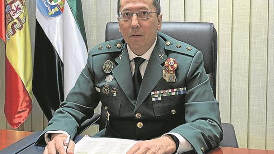 José Andrés Campón, nuevo jefe de la Guardia Civil en Cáceres