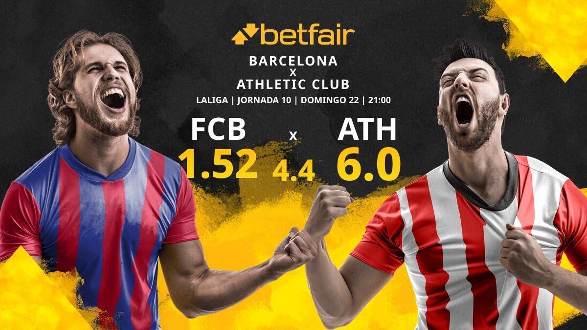 FC Barcelona vs. Athletic Club de Bilbao: horario, TV, estadísticas, clasificación y pronósticos