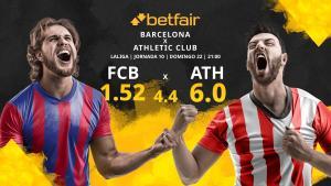 FC Barcelona vs. Athletic Club de Bilbao: horario, TV, estadísticas, clasificación y pronósticos