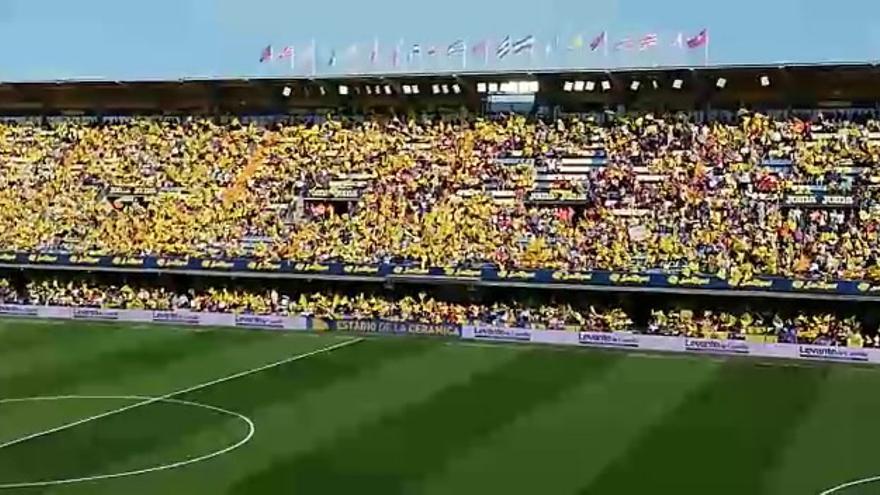 Ambientazo en el Villarreal-Eibar