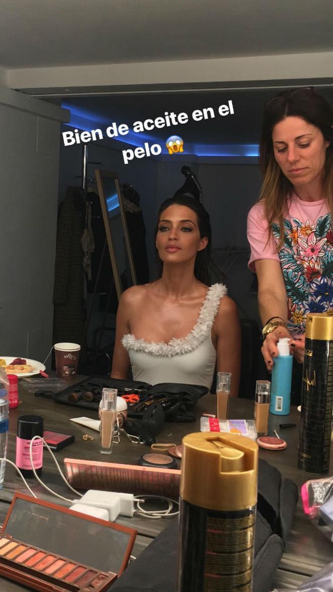 Sara Carbonero con maquillaje y peluquería de la estilista Sonia Marina