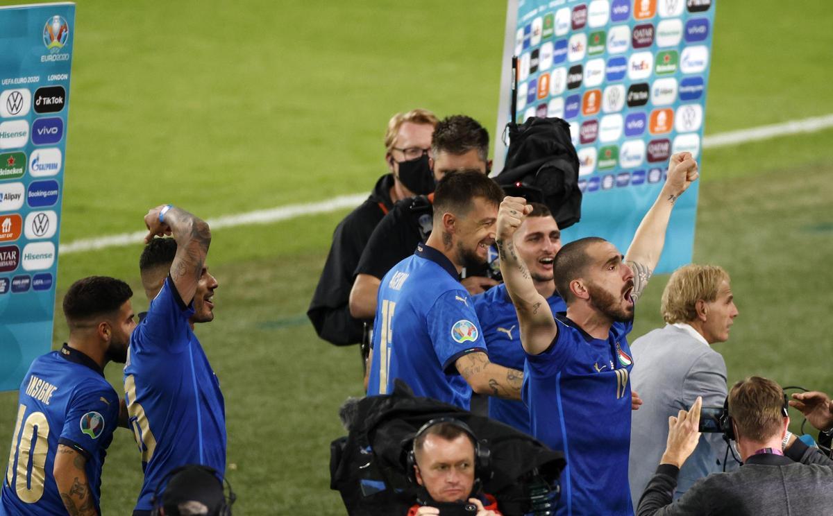 Italia celebra su segunda Eurocopa