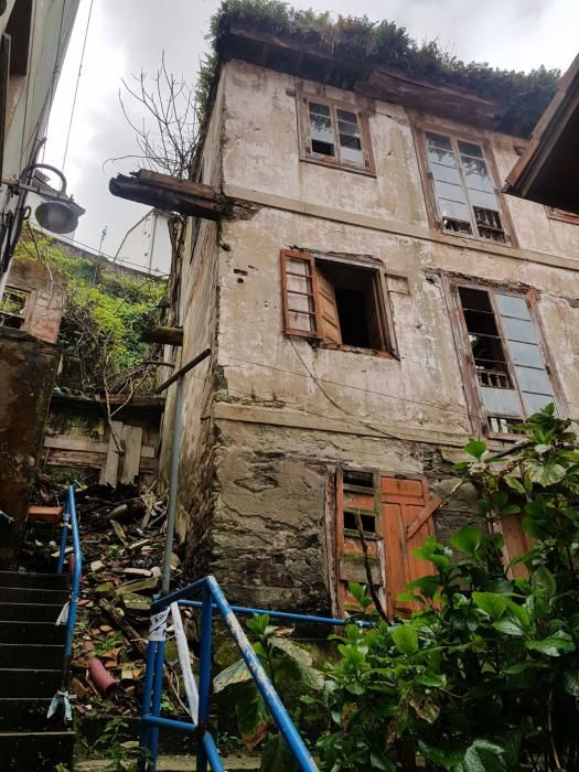 Este es el estado de las casas del anfiteatro de Cudillero