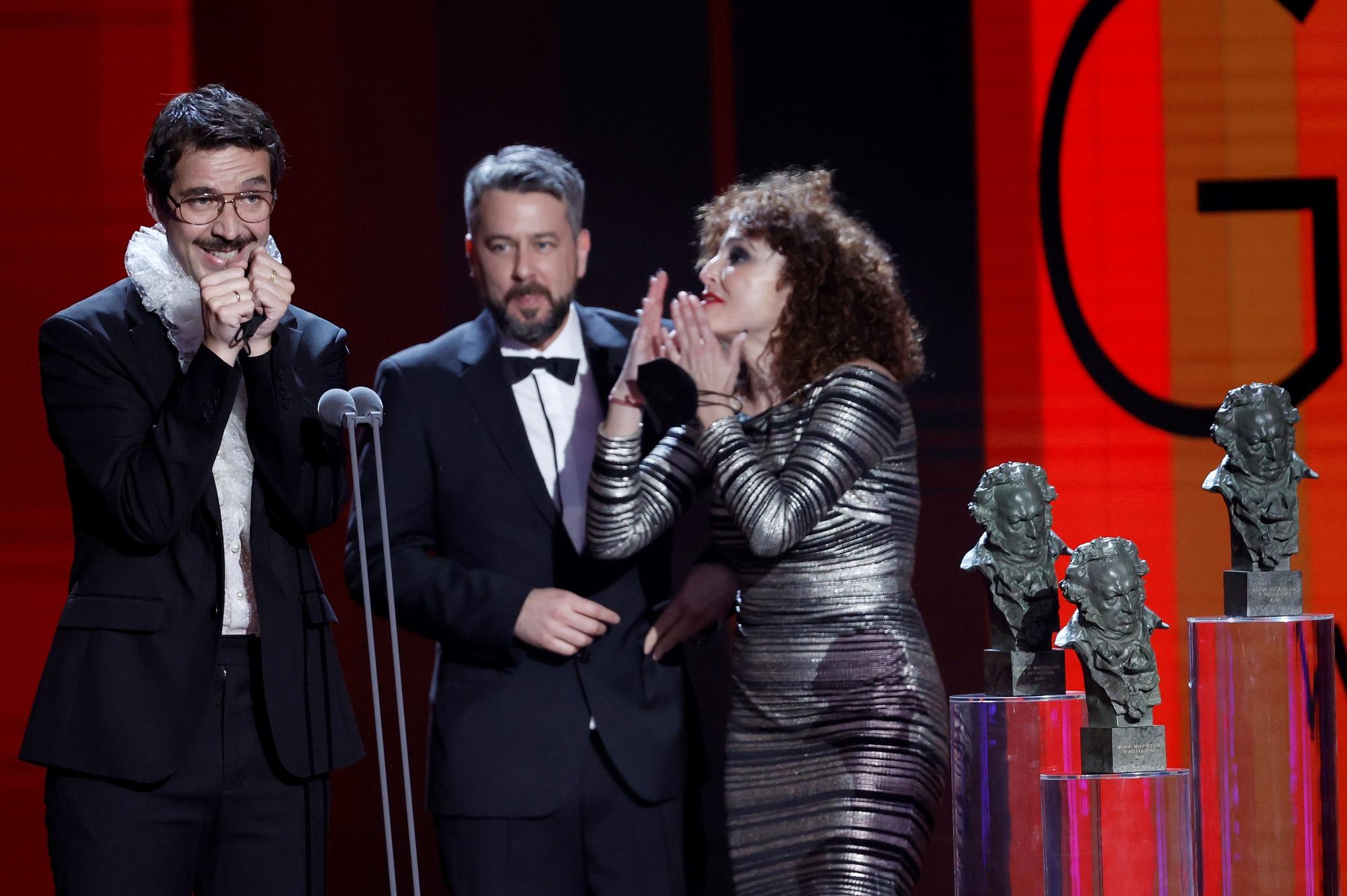 Todos los valencianos premiados en los Goya de 2022