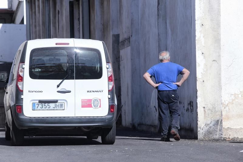 Accidente laboral con un fallecido en el Polígono de El Mayorazgo. | 03/03/2020.Graneros de Tenerife.  | 03/03/2020 | Fotógrafo: María Pisaca Gámez