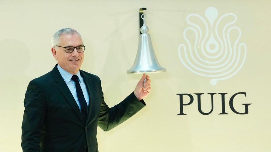 Puig cierra su primer día en bolsa con una subida del 3,27%