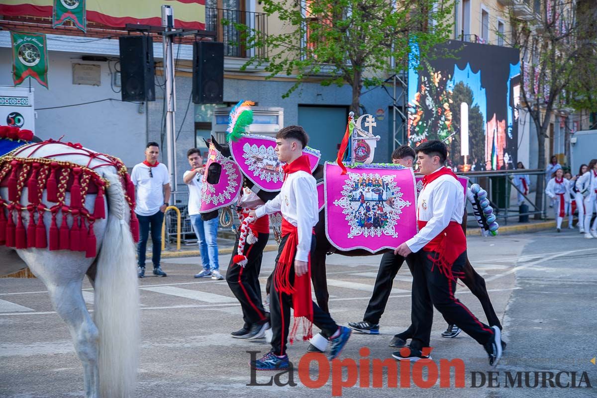 Recorrido Caballos del Vino día dos de mayo en Caravaca