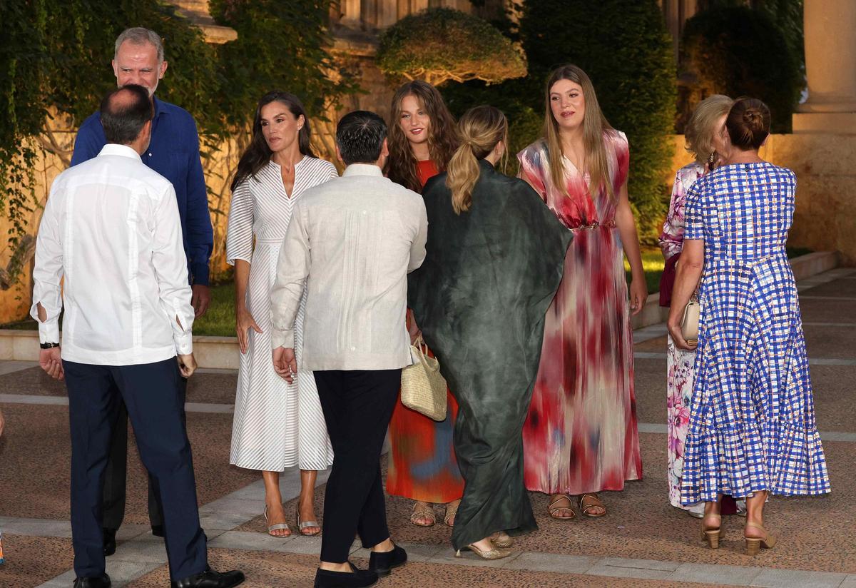 Les imatges de la recepció estival de la Família Reial a Mallorca