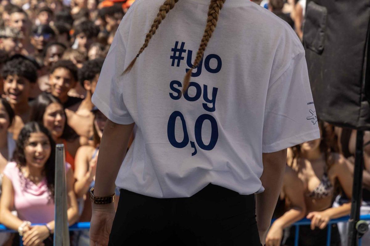 Control al alcohol en la Santa Faz 0,0 de Alicante con 12.000 jóvenes en la playa de San Juan