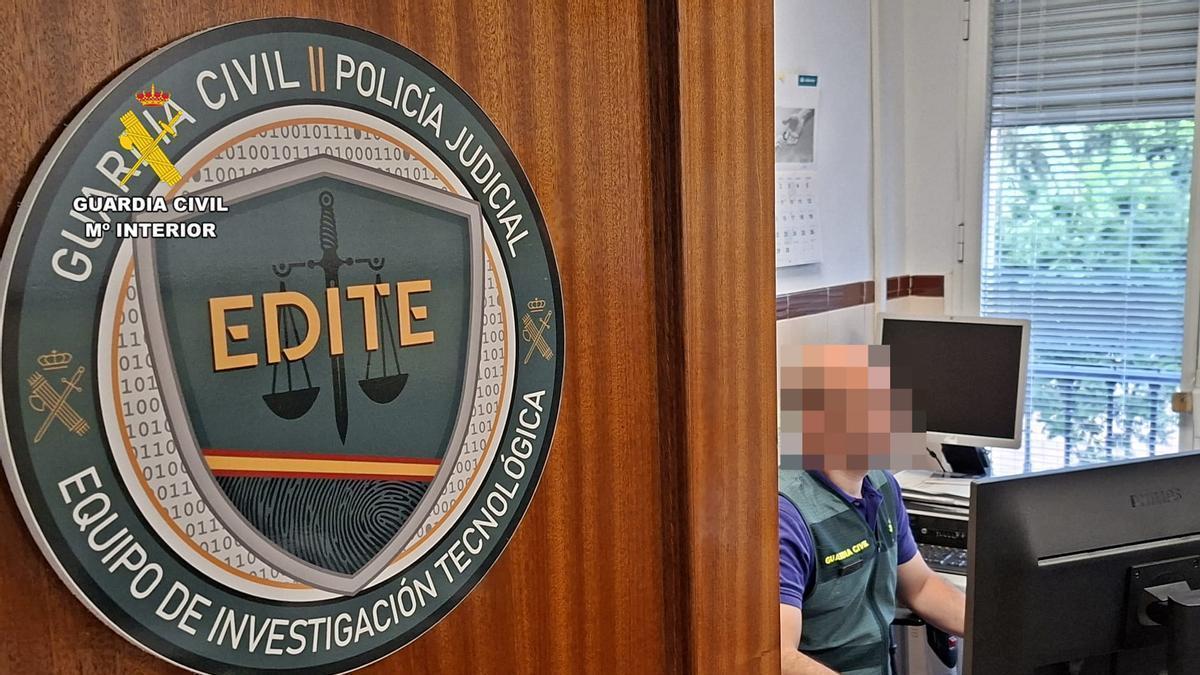 La Guardia Civil en el marco de la operación 'Masada'.