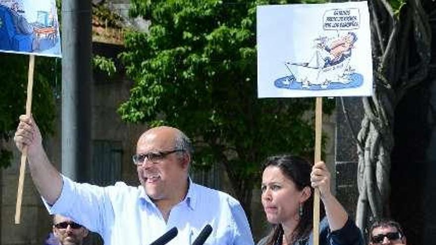 ´Xavier Aboi y Ana Miranda.  // G.N.