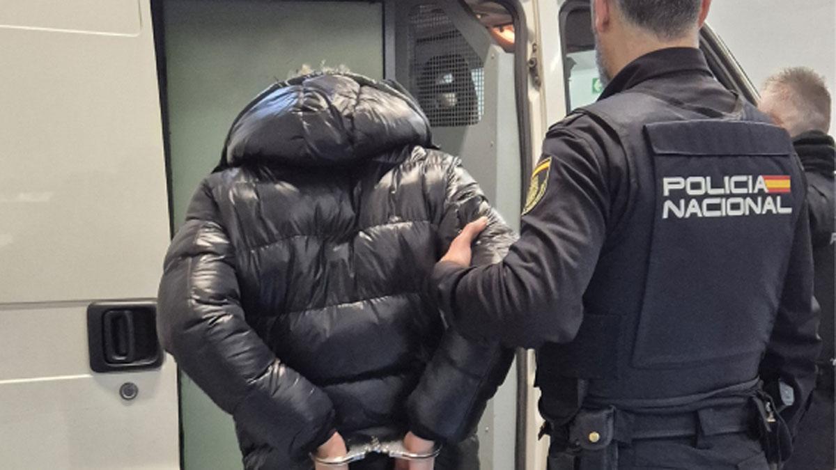 Uno de los arrestados.