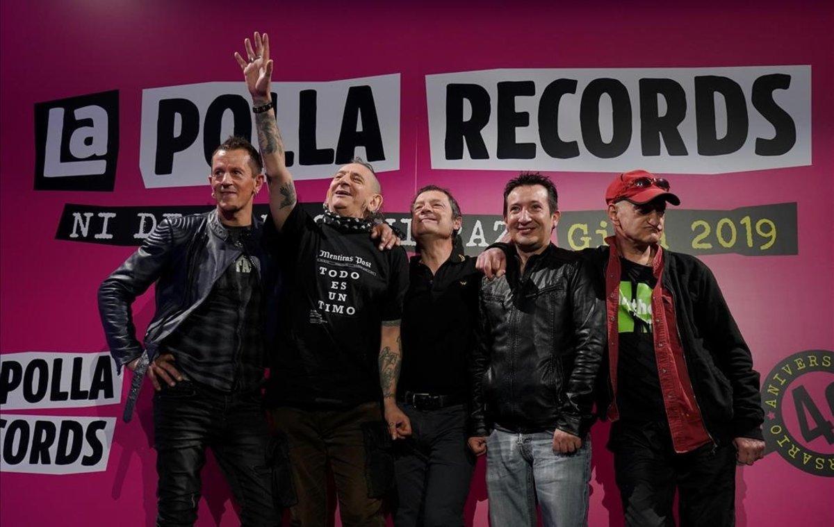 Presentación de la gira de La Polla Records. El grupo vuelve tras 16 años de silencio..