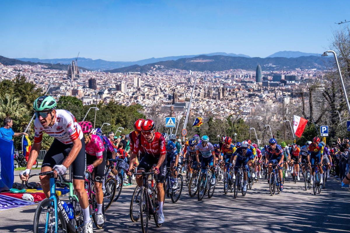 Final de la Volta Ciclista Catalunya en Barcelona, el año pasado.