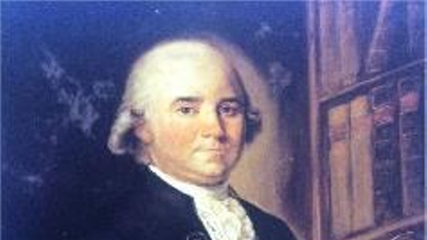 Juan Bautista Muñoz, en un retrato del Archivo de Indias.