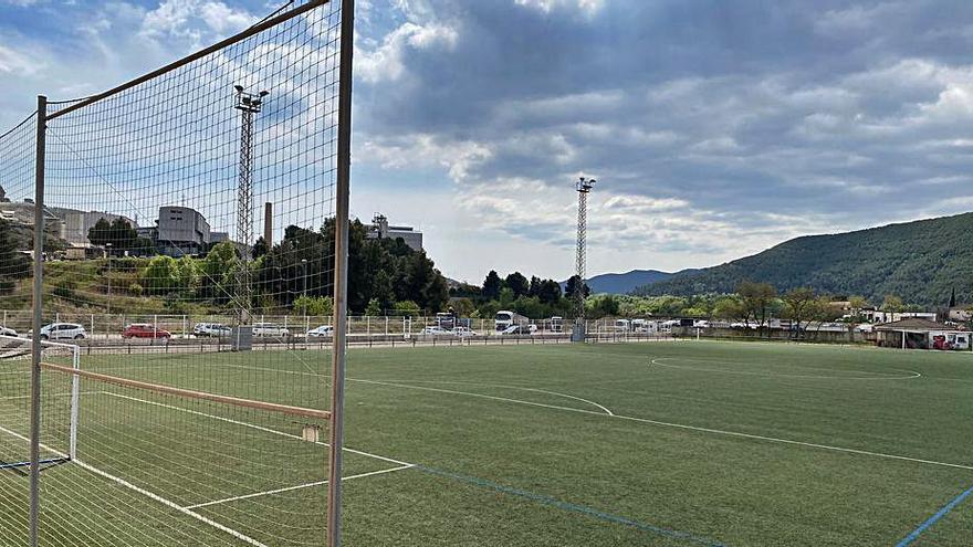 Campo de Riera del Tordell, en Suria, donde empezó a jugar y a entrenar David Gallego. | I. V.