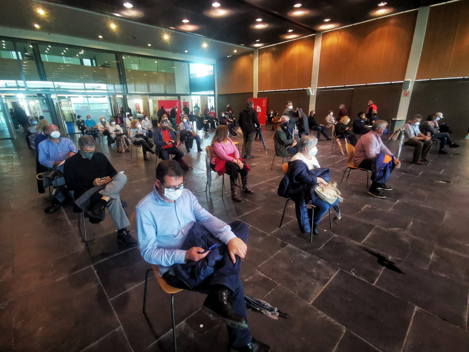 Vacunación en el Auditori de Castelló