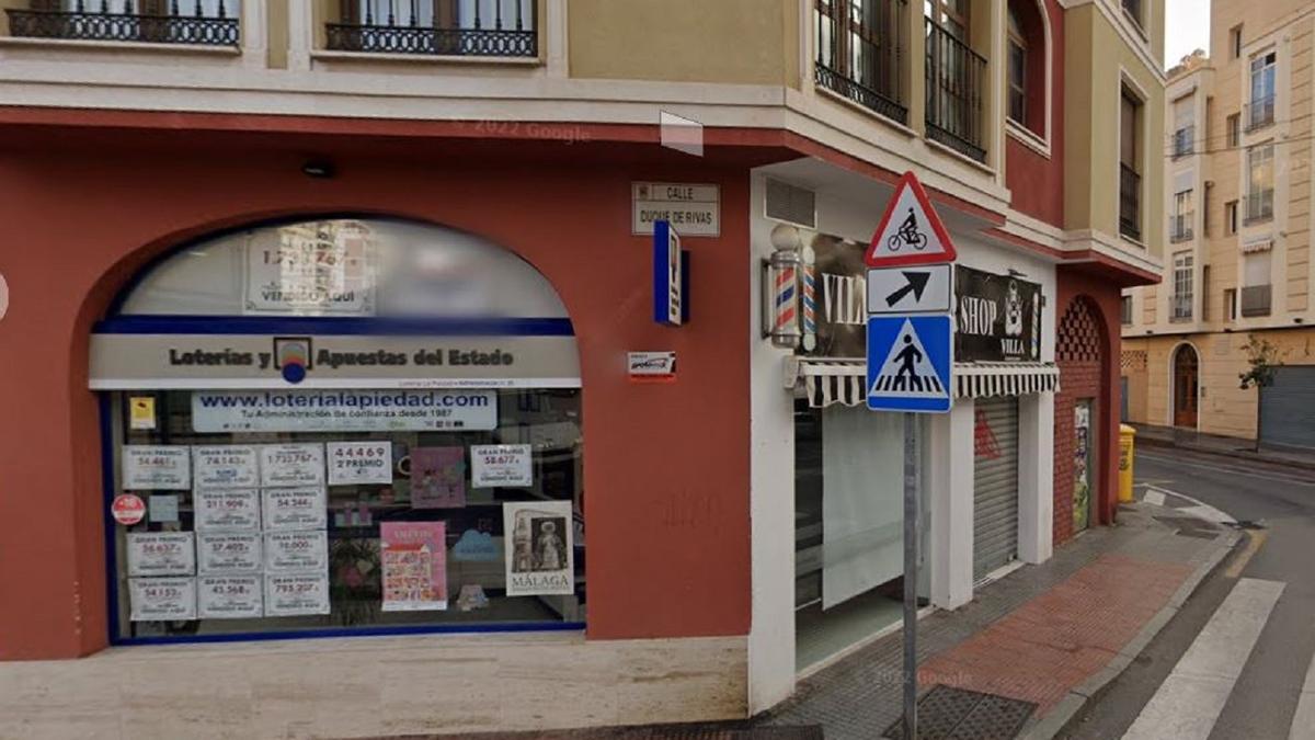 La administración donde se validó el boleto se encuentra en la calle Duque de Rivas.