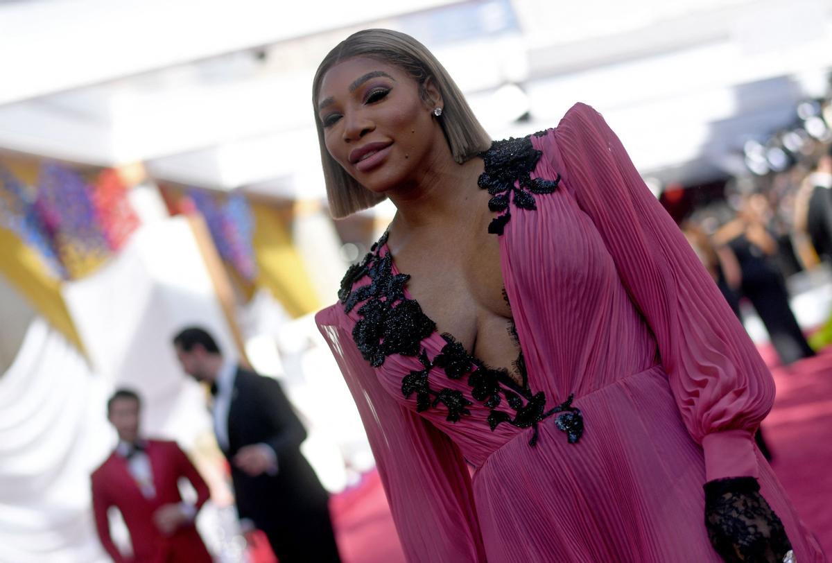 Serena Williams, en la alfombra roja de los Oscars.