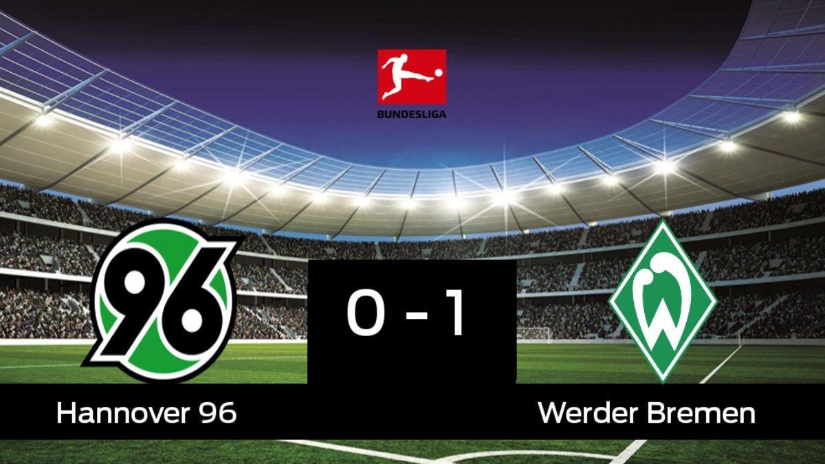 El Werder Bremen doblegó al Hannover 96 por 0-1