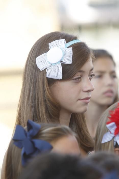 Las candidatas a la Corte de Honor Infantil, en l'Oceanogràfic