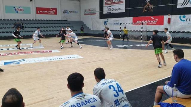 Un momento del encuentro de ayer en Portugal. |  // O.F.