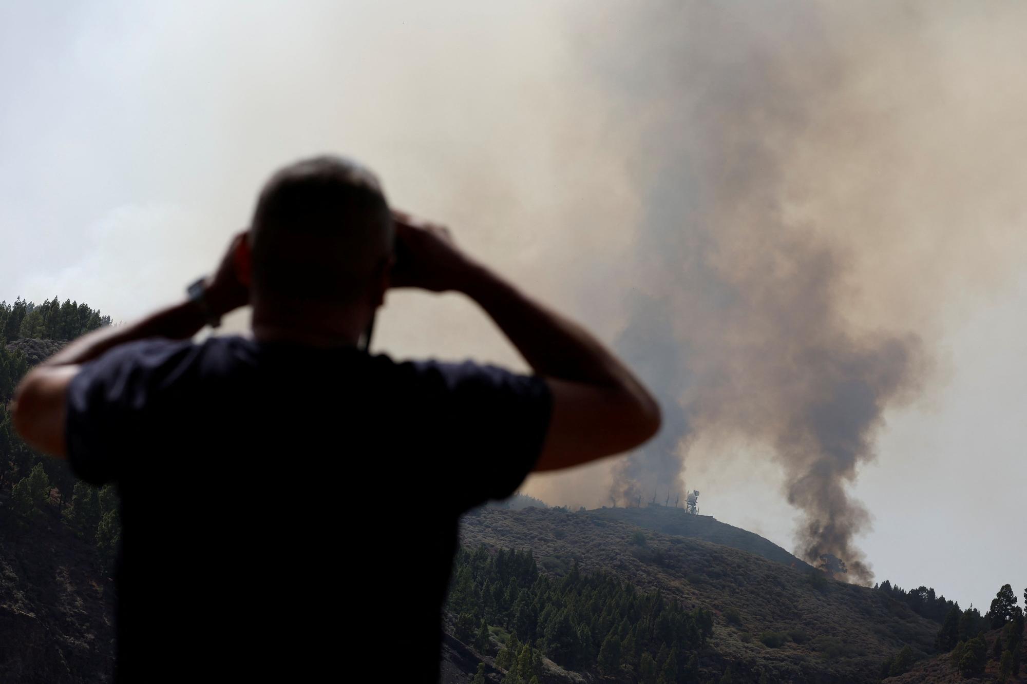 Incendio en la Cumbre de Gran Canaria