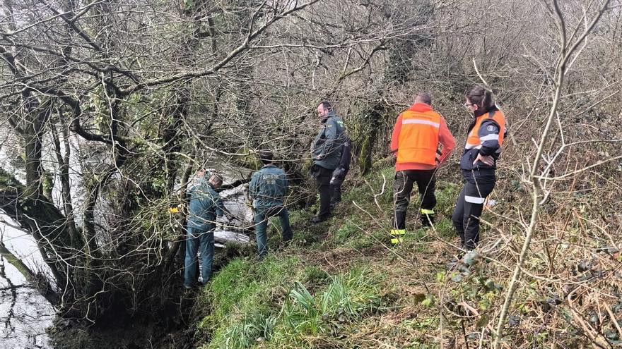 Hallan en el río Xallas el cuerpo sin vida de una vecina de Dumbría que estaba desaparecida desde el viernes