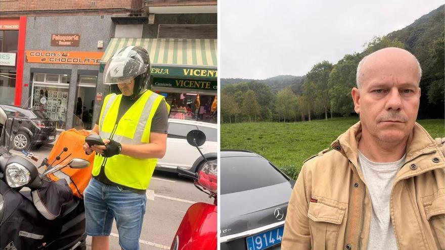 El drama de quienes viven al volante en Asturias por el precio de la gasolina: un repartidor y un chófer VTC cuentan lo que les subió la factura
