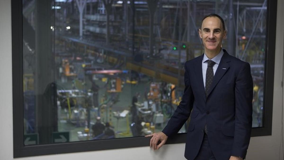 Frank Torres, nuevo vicepresidente de Nissan Europa, en la sede de Barcelona.