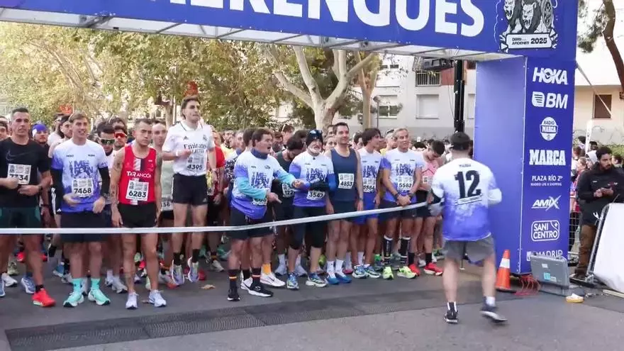 Colchoneros y merengues participan en la XV edición del Derbi de las Aficiones