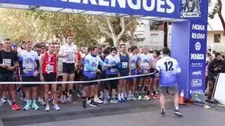 Colchoneros y merengues participan en la XV edición del Derbi de las Aficiones