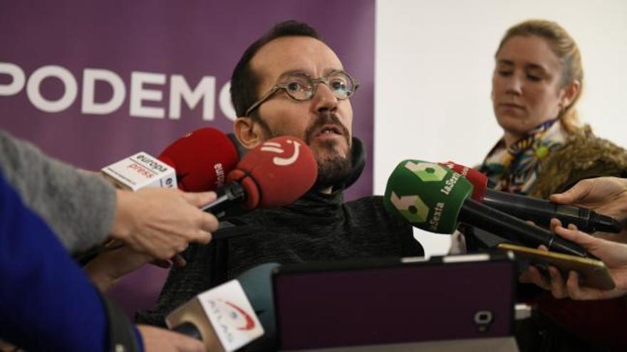 Echenique: "Errejón es candidato de otra fuerza política"