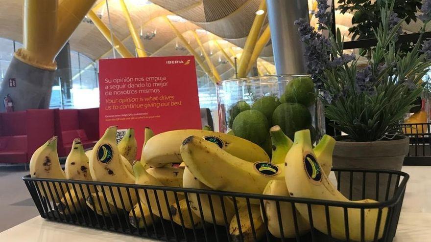 &#039;Plátano de Canarias&#039; se distribuirá en los vuelos internacionales de Iberia.