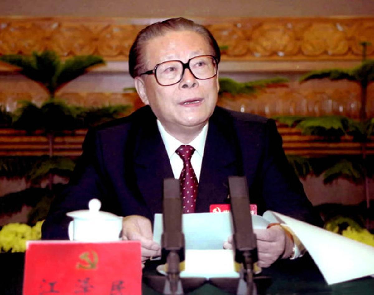L’expresident de la Xina Jiang Zemin, el 2002.