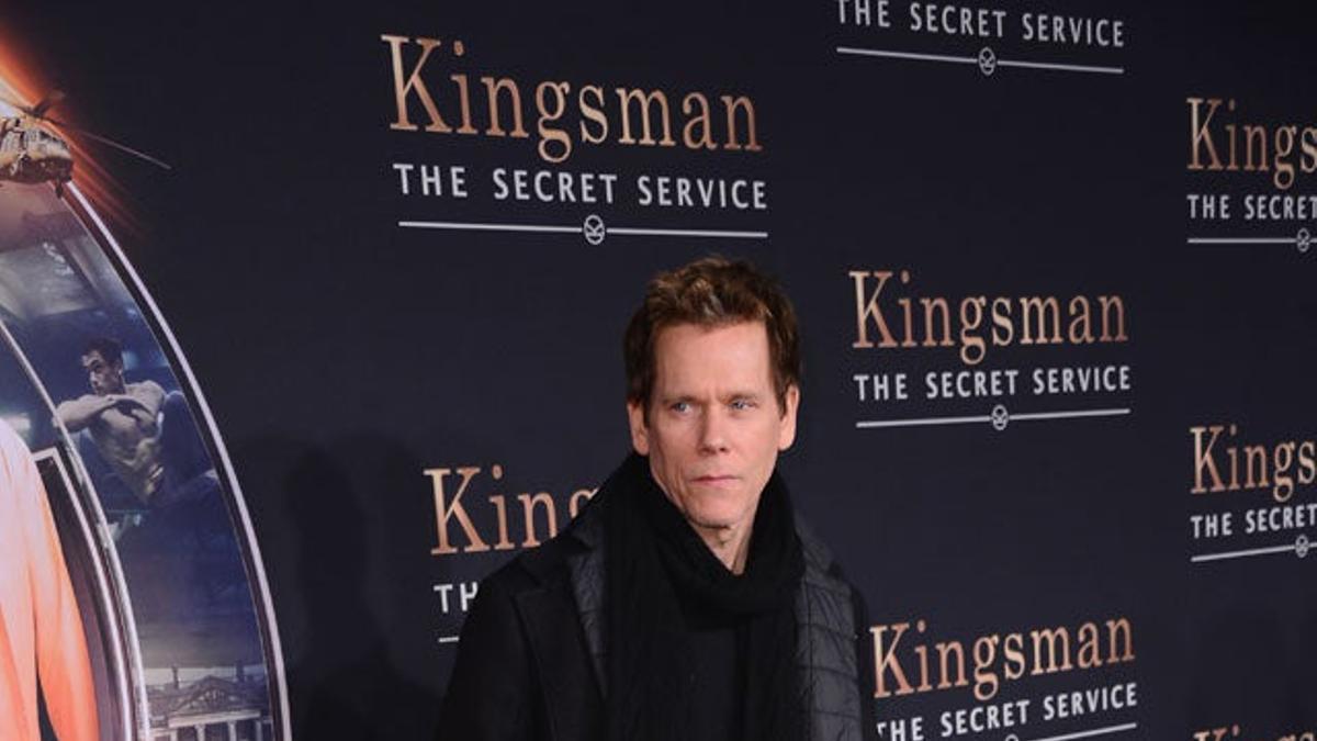 Premiere Kingsman en Nueva York: Kevin Bacon