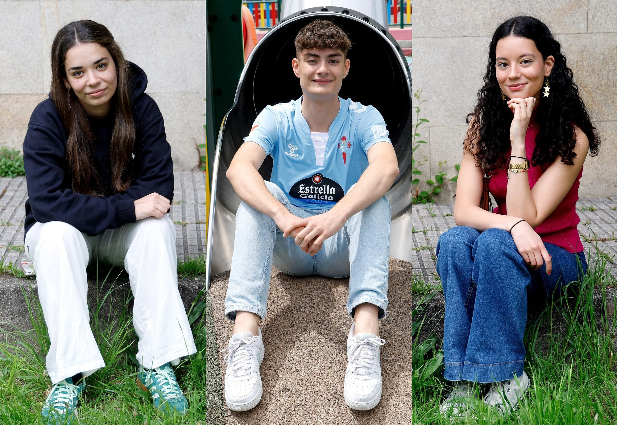 Claudia Gándara, Dennís Gregorio y María Vilariño, los mejores de la PAU y Bachillerato 2025 en Vigo