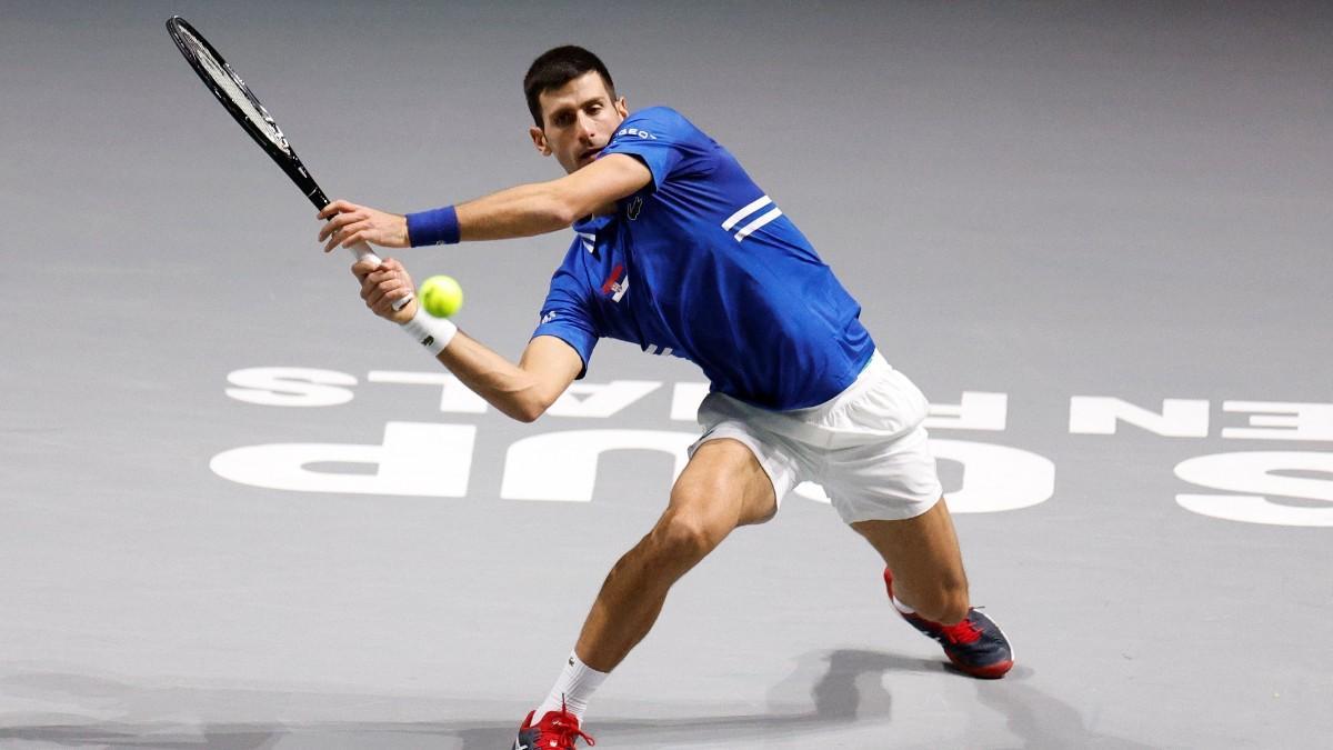 Djokovic durante el partido