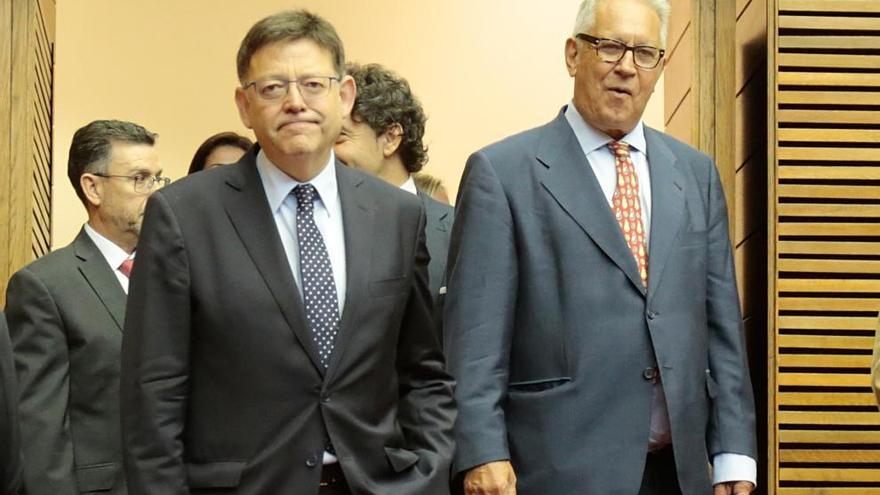 Ximo Puig y Fernando Delgado.