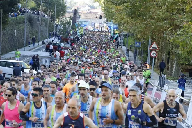 Así arrancó la 46ª Carreira Pedestre de Santiago