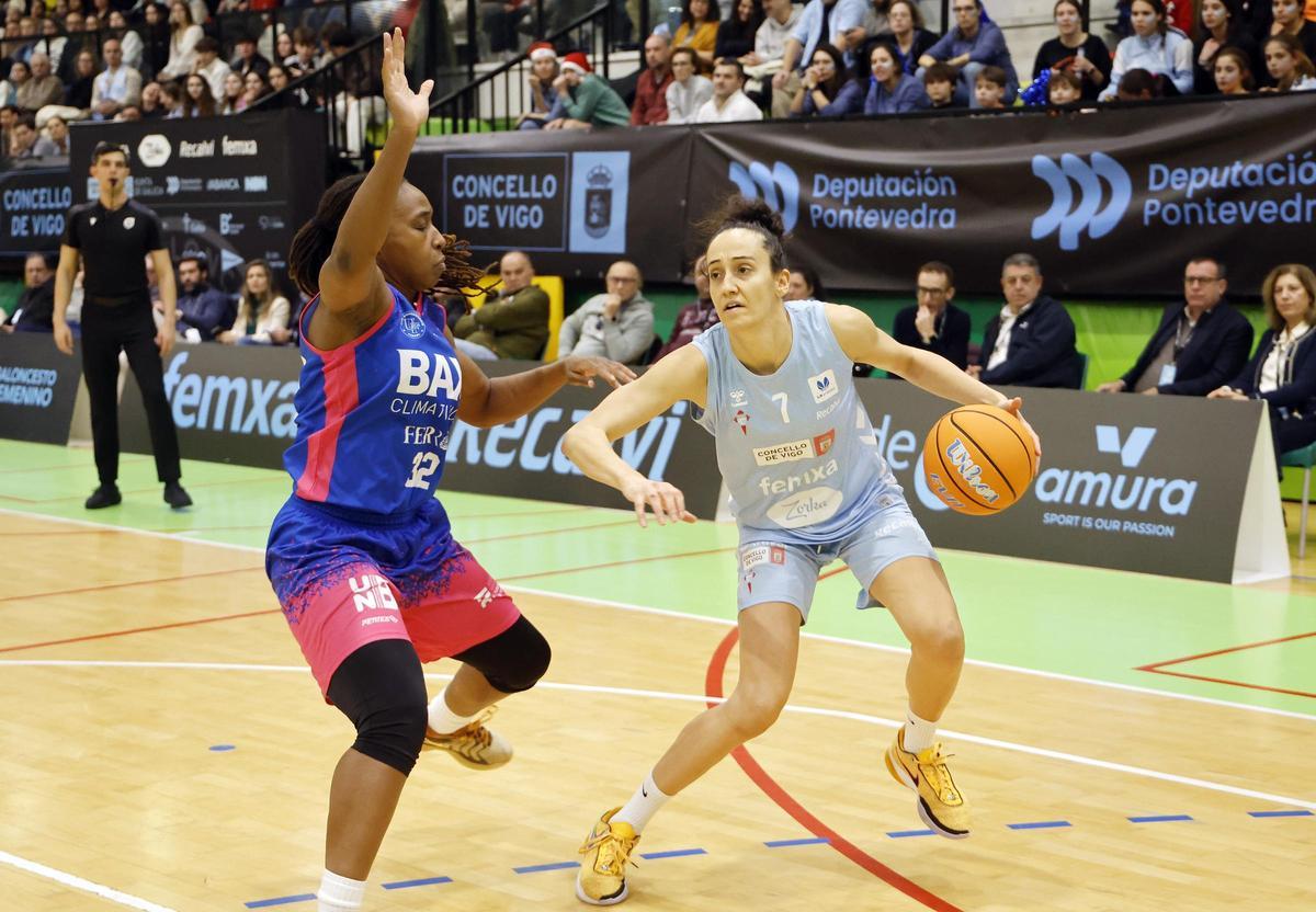 Partido contra el Baxi Ferrol.
