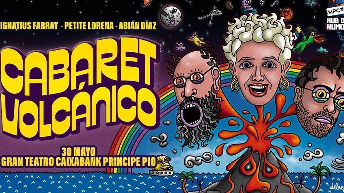 Cartel de Cabaret Volcánico