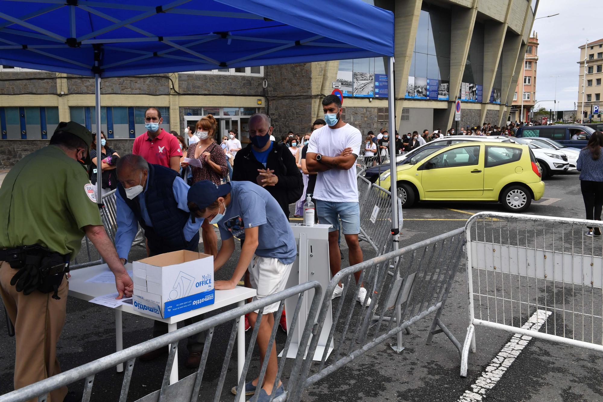 La Xunta realiza test de antígenos hoy en Riazor para aumentar los diagnósticos